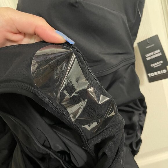 Torrid Womens Black NWT Underwire Ruched Retro Mid-Length Swim Dress Sz 2X DD/F - Picture 7 of 10